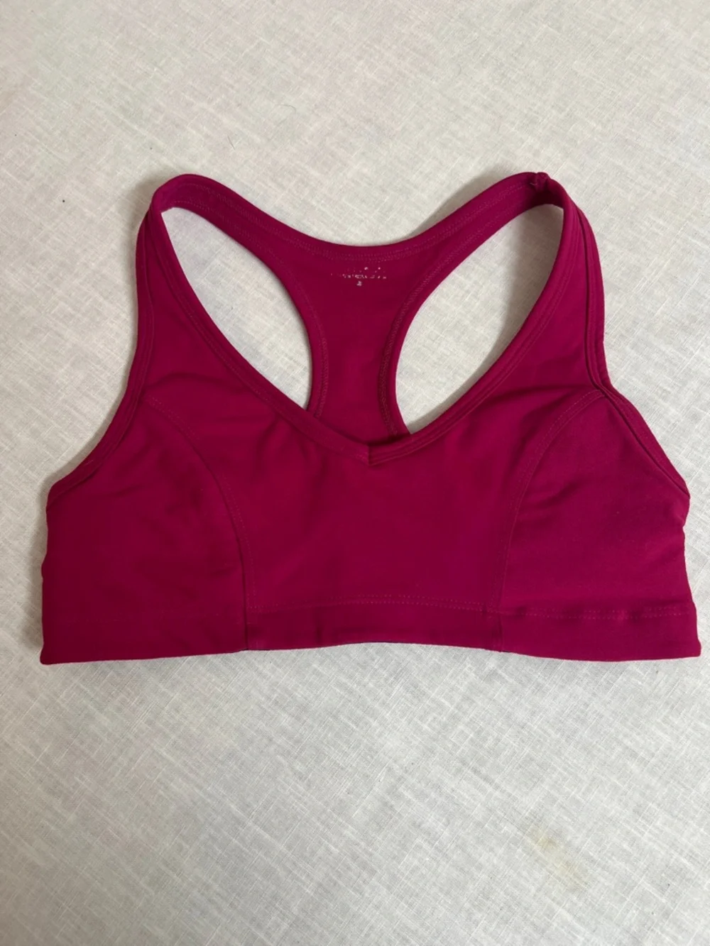🌞 bebe vintage y2k fitness pullover sports bra hot pink/maroon women size S